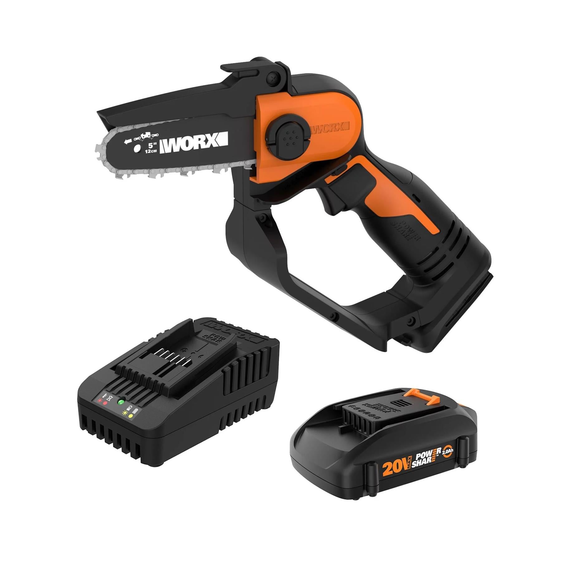 Worx WG324 Cordless 20V Power Share 5" Pruning Saw