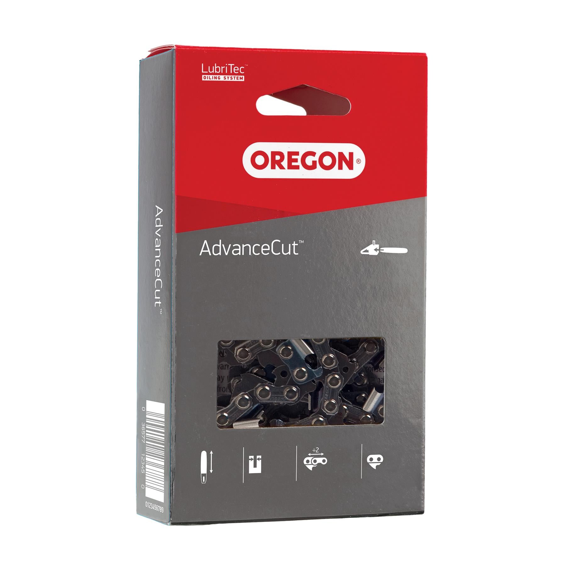 Oregon 91PX040G AdvanceCut S40 Saw Chain, 3/8" Low Profile Pitch, .050" Gauge, 40 Drive Links