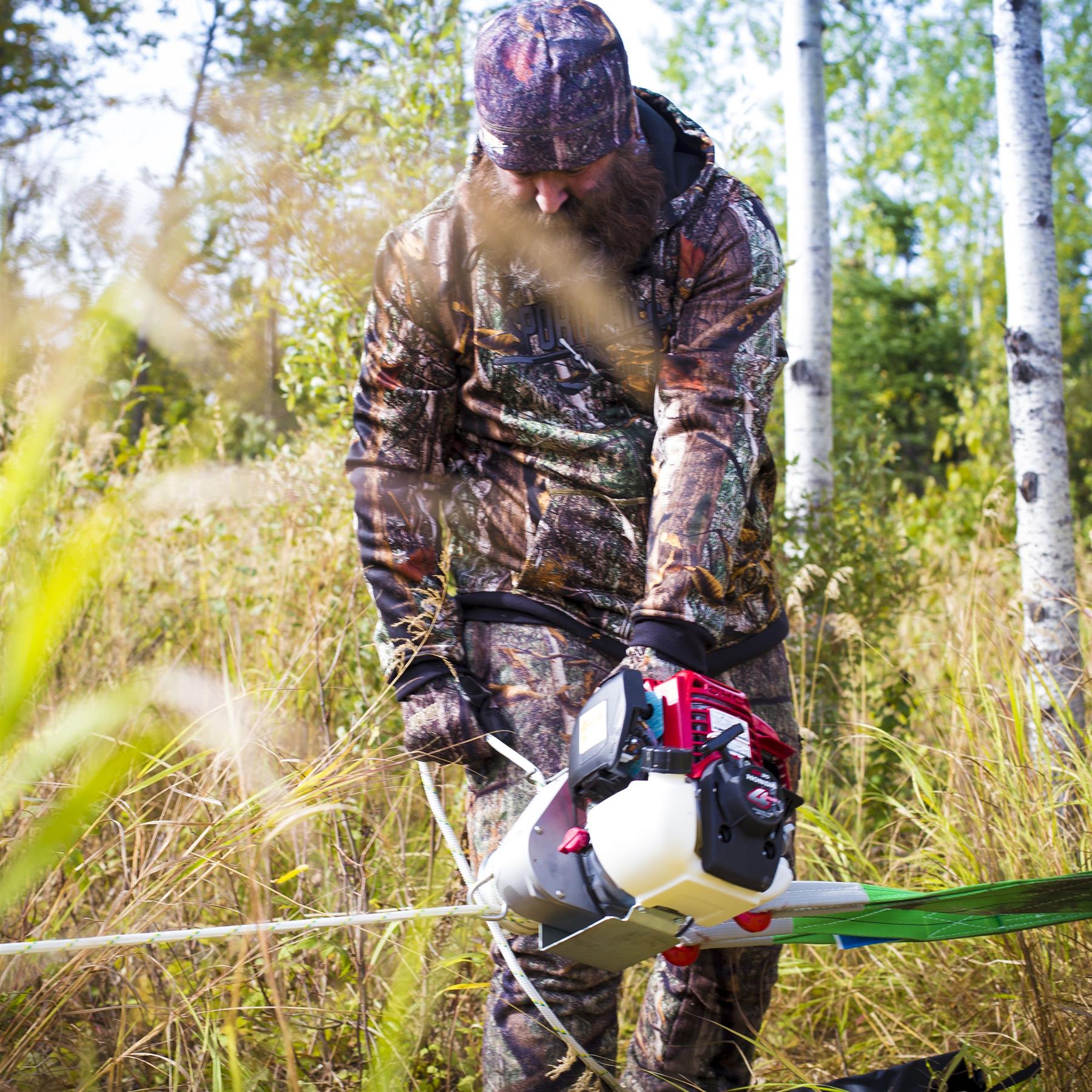 Portable Winch PCW3000-A Gas-Powered Pulling Winch, Honda GX35