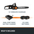 Worx WG385 Cordless 40V Nitro Power Share 16" Chainsaw