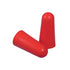 Delta Plus CONIC200JA Red Polyurethane Earplugs, Universal Fit, Dispenser Box of 200