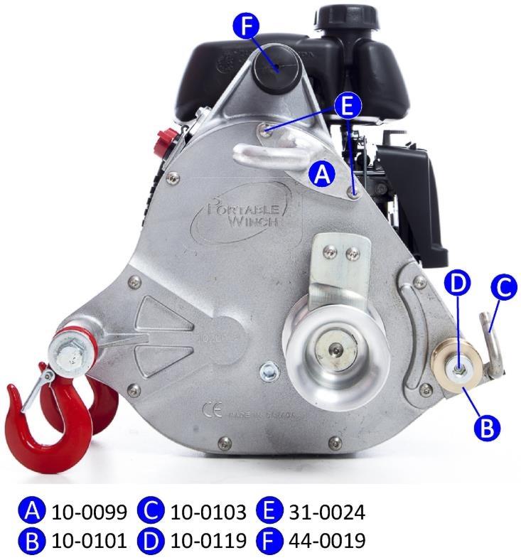 Portable Winch 10-0099 Aluminum Exit Hook