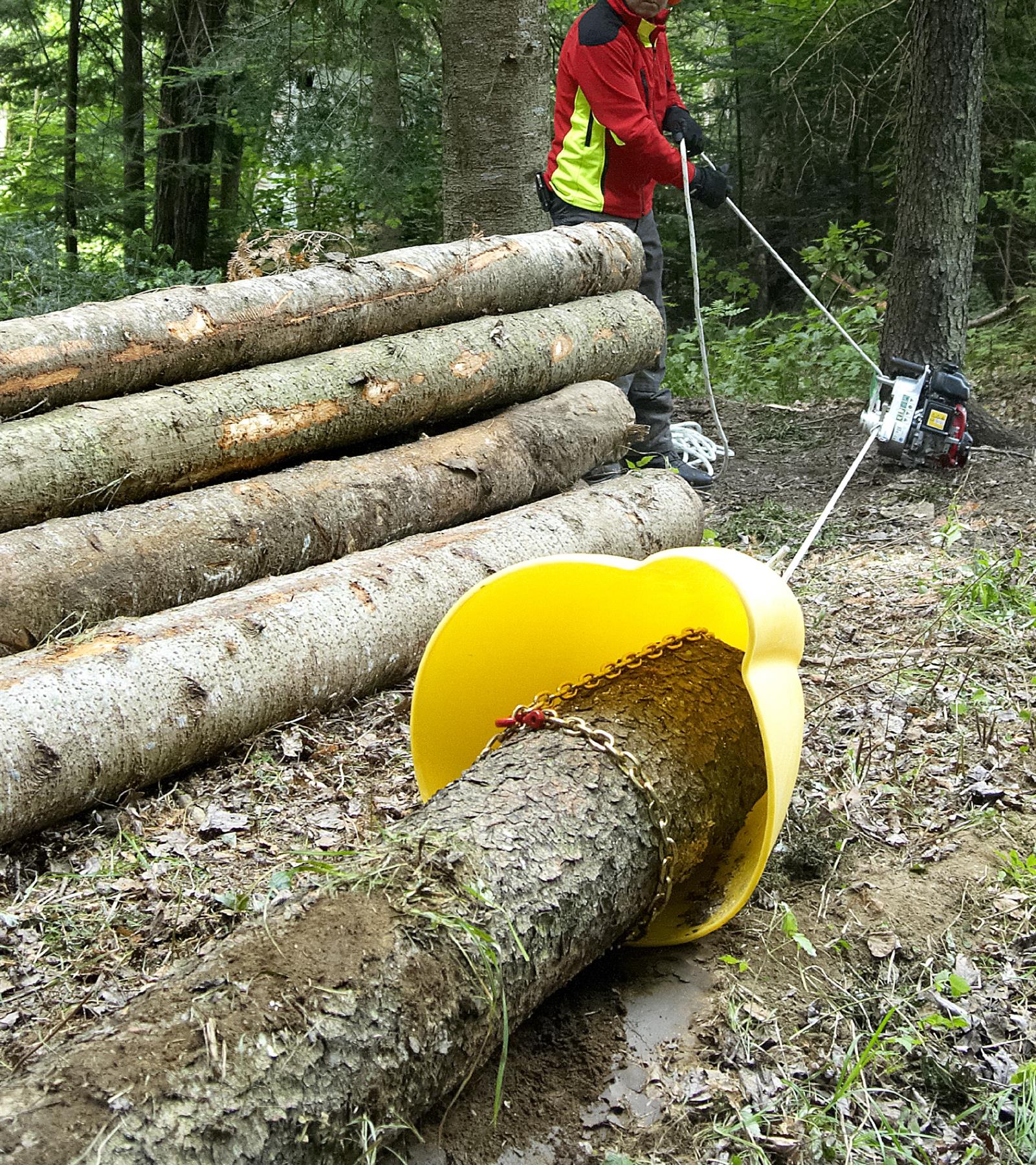 Portable Winch PCA-1290 Skidding Cone for Logs