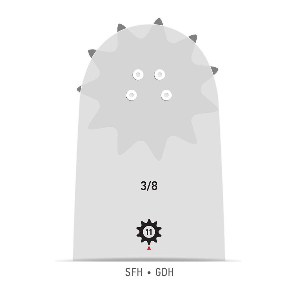 Oregon 200SFHD009 AdvanceCut 20" Guide Bar, 3/8" Pitch, .050" Gauge
