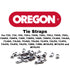 Oregon P23837 Tie Straps, 3/8", 25-Pack